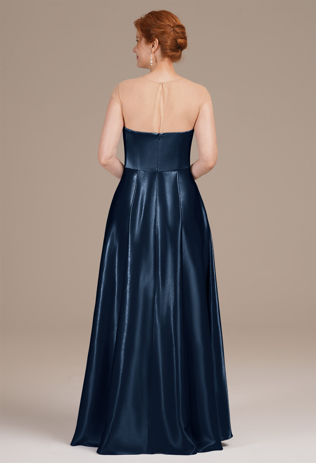 AW Theodosia Dark Navy  Mother of the Bride Dresses